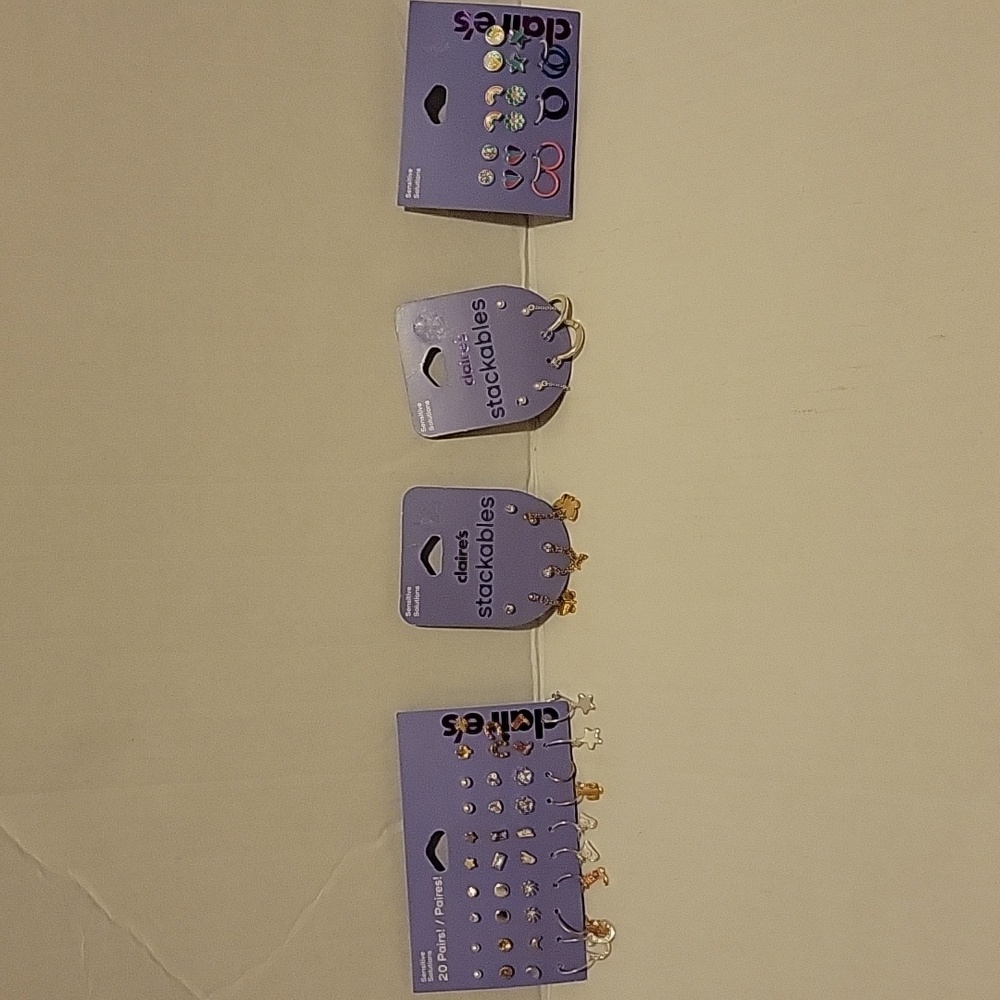 NWT: Claire's Pierced Earrings Bundle